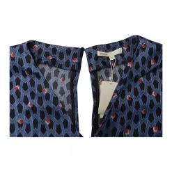 Maje Reanne Printed Crepe Dress Blue -Tilbud miinto Butikk unnamed file 10