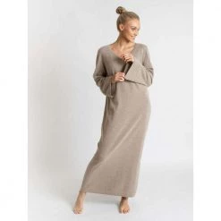 Kashmina Bohéme Maxi Kjole Beige -Tilbud miinto Butikk unnamed file 1007