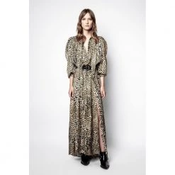 Zadig & Voltaire Run Satin Dress Brown -Tilbud miinto Butikk unnamed file 1013