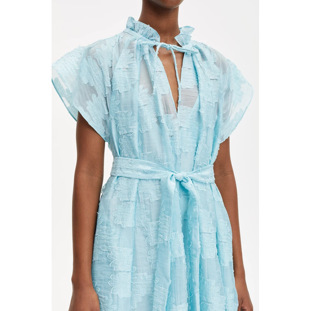 Samsøe Samsøe W Karookh Long Dress Blue 1 Samsøe Samsøe W Karookh Long Dress Blue