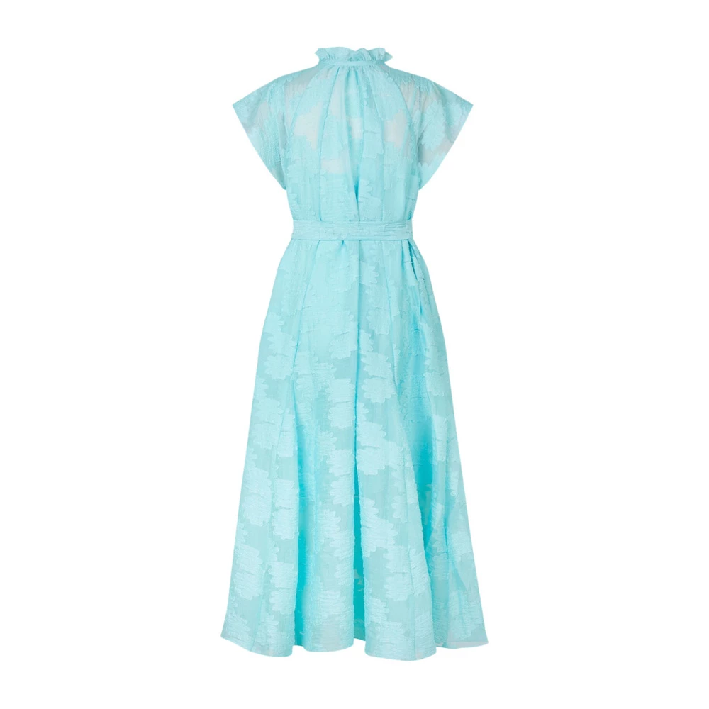 Samsøe Samsøe W Karookh Long Dress Blue 3 Samsøe Samsøe W Karookh Long Dress Blue - Bilde 3