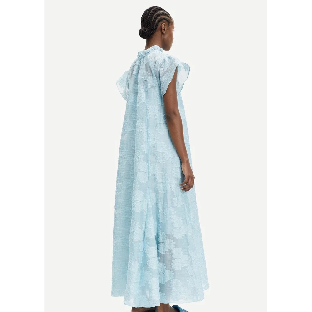 Samsøe Samsøe W Karookh Long Dress Blue 5 Samsøe Samsøe W Karookh Long Dress Blue - Bilde 5