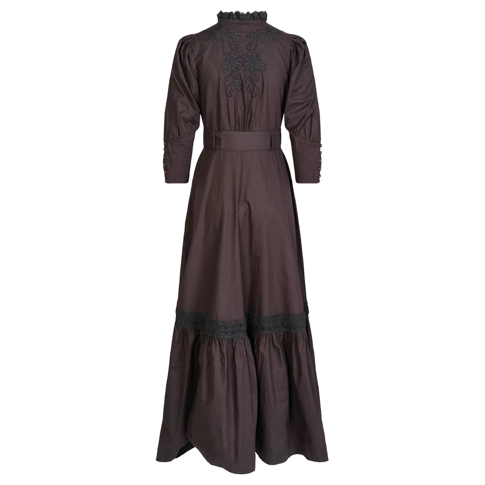 BY TIMO Belted Maxi Dress Brown 1 BY TIMO Belted Maxi Dress Brown