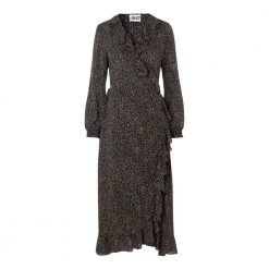 Just Female Imogene Maxi Wrap Kjole Kjole Black