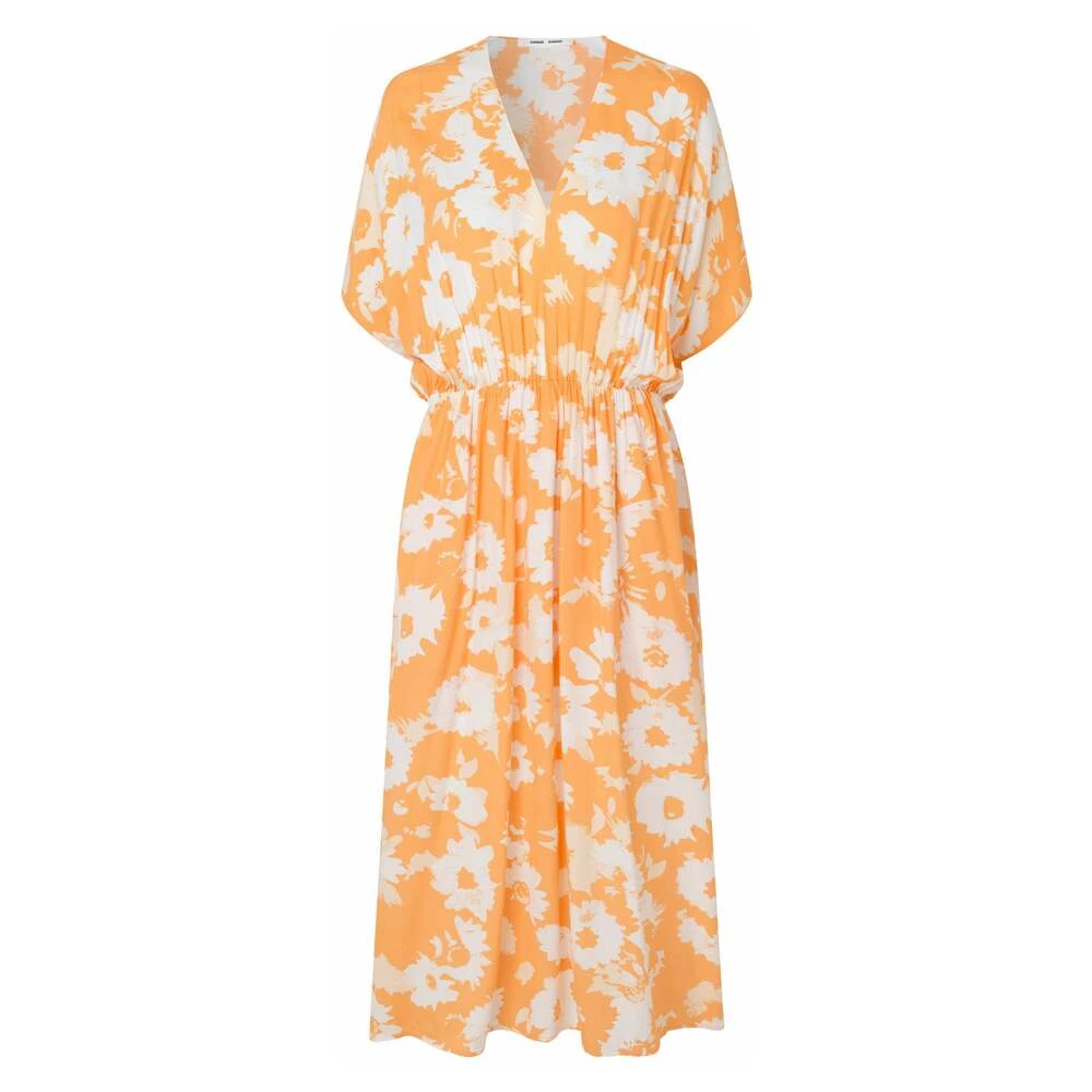 Samsøe Samsøe Andina Long Dress AOP 8083 Orange 2 Samsøe Samsøe Andina Long Dress AOP 8083 Orange - Bilde 2
