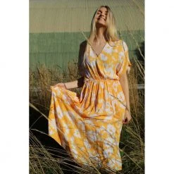 Samsøe Samsøe Andina Long Dress AOP 8083 Orange 10 Samsøe Samsøe Andina Long Dress AOP 8083 Orange -Tilbud miinto Butikk unnamed file 1099