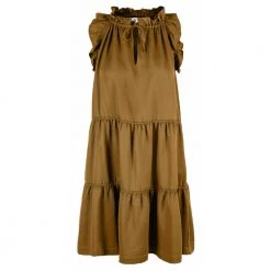 Arnie Says Mandy Dress Brown