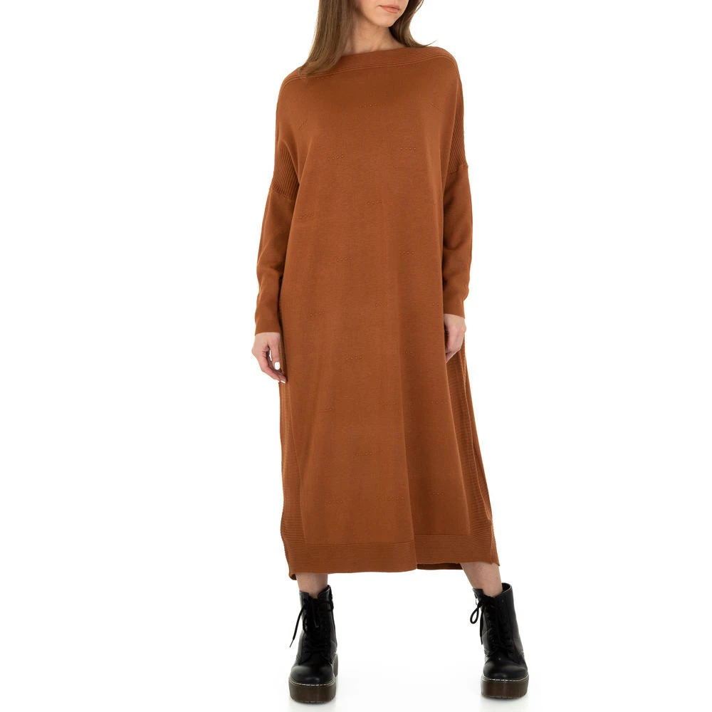 Glo Story Maxikjole Brown 4 Glo Story Maxikjole Brown - Bilde 4