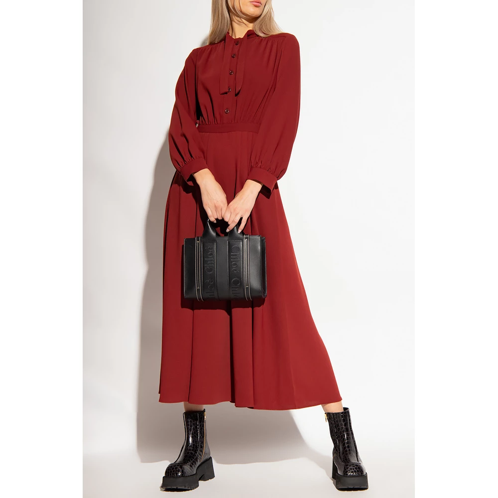 See By Chloé Maxi Dress Red 1 See By Chloé Maxi Dress Red