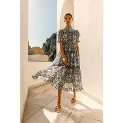 By Malina Iro Maxi Dress Blue -Tilbud miinto Butikk unnamed file 127