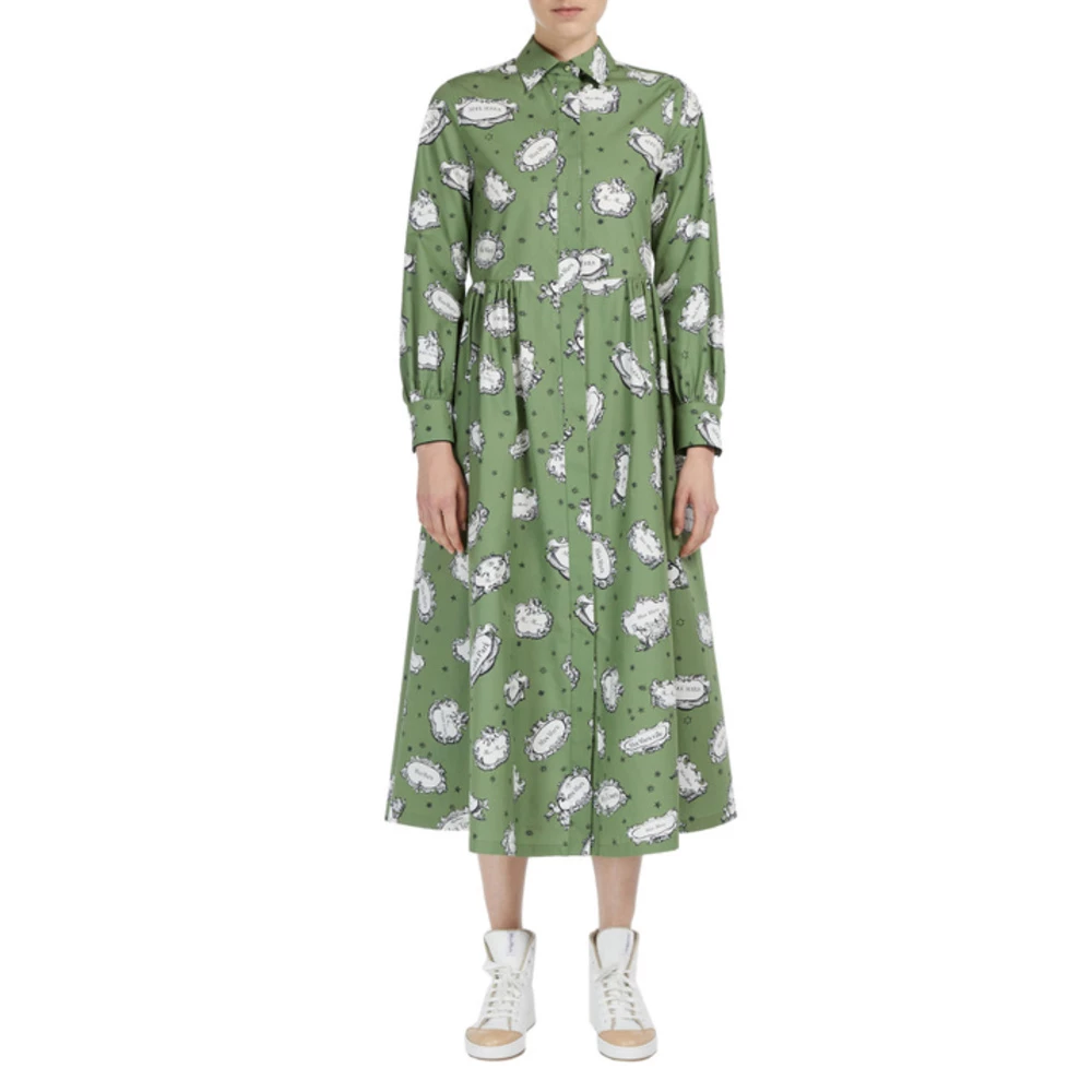 Max Mara Dress Green 2 Max Mara Dress Green - Bilde 2