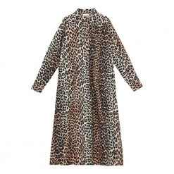 Ganni Maxi Dress Brown