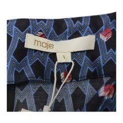 Maje Reanne Printed Crepe Dress Blue -Tilbud miinto Butikk unnamed file 13