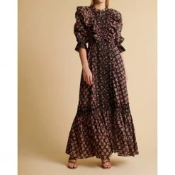 BY TIMO Button Down Dress Black