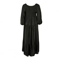 Made In Italia Seam Loose Dress Black