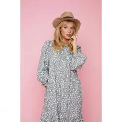 Line Of Oslo Muse Flowerdress Blue -Tilbud miinto Butikk unnamed file 138