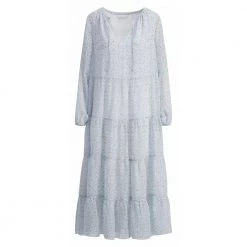 Mønster Camilla Pihl Mika Dress-Blue Flower Print Kjoler Blue