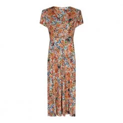 IN FRONT Cassis Long Dress 15233 Orange