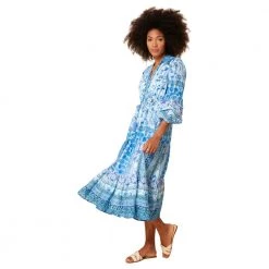 Blå Hale Bob Danae Dress Kjoler Brown -Tilbud miinto Butikk unnamed file 1472