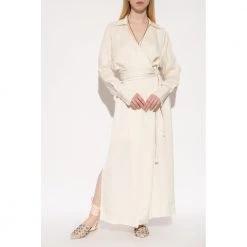 Holzweiler Wander Wrap Dress Beige -Tilbud miinto Butikk unnamed file 149