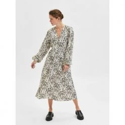 Selected Femme Slfbeth Ls Aop Midi Dress Kjole Beige 10 Selected Femme Slfbeth Ls Aop Midi Dress Kjole Beige -Tilbud miinto Butikk unnamed file 1493