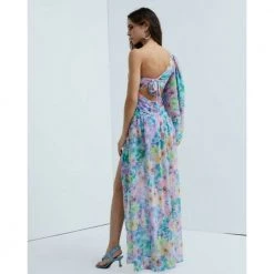 For Love & Lemons Sukienka Maxi Blaire Blue