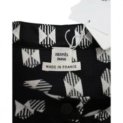 Hermès High-Neck Belted Maxi Dress In Silk Black -Tilbud miinto Butikk unnamed file 1563