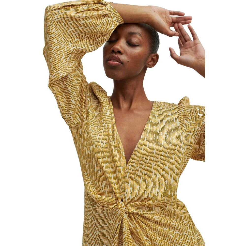 Second Female Rattan Dress Yellow 3 Second Female Rattan Dress Yellow - Bilde 3