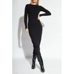 Samsøe Samsøe Helene Ribbed Dress Black -Tilbud miinto Butikk unnamed file 1606