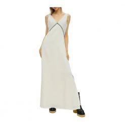Chloé Maxi Dress With Stitching Details Beige -Tilbud miinto Butikk unnamed file 1610