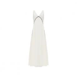 Chloé Maxi Dress With Stitching Details Beige -Tilbud miinto Butikk unnamed file 1611