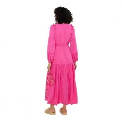 Hale Bob Josephine Long Dress Pink