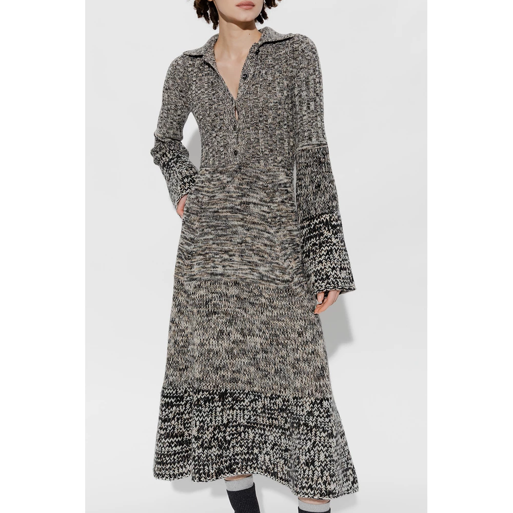 Chloé Dress With Collar Black 2 Chloé Dress With Collar Black - Bilde 2