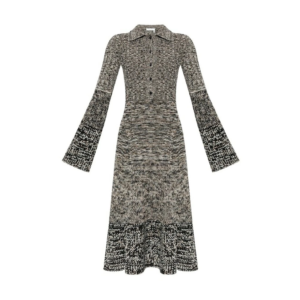 Chloé Dress With Collar Black 4 Chloé Dress With Collar Black - Bilde 4