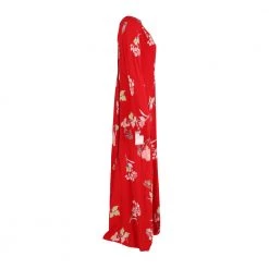 Diane Von Furstenberg Maxi Mandarin Dress In Red Floral Silk Red -Tilbud miinto Butikk unnamed file 1689