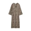 By Malene Birger Isetta Maxi Dress - Snake Jacquard Beige