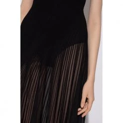 Alaïa High-Neck Twisted Long Dress Black -Tilbud miinto Butikk unnamed file 1746