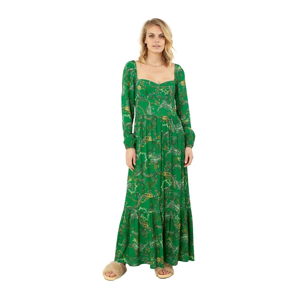 Hale Bob 27LS6325 VINITA LONG DRESS Green 1 Hale Bob 27LS6325 VINITA LONG DRESS Green
