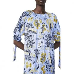 Rodebjer Wava Vegetal Dress Blue -Tilbud miinto Butikk unnamed file 1859