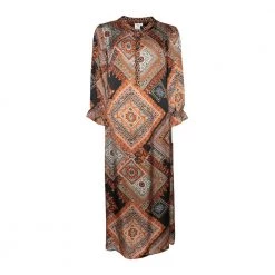 2-Biz Maxi Dress Brown