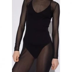 Alaïa Semi-sheer Dress Black