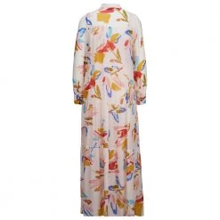 Ottod'Ame Tunika Dress With Colorful Beige