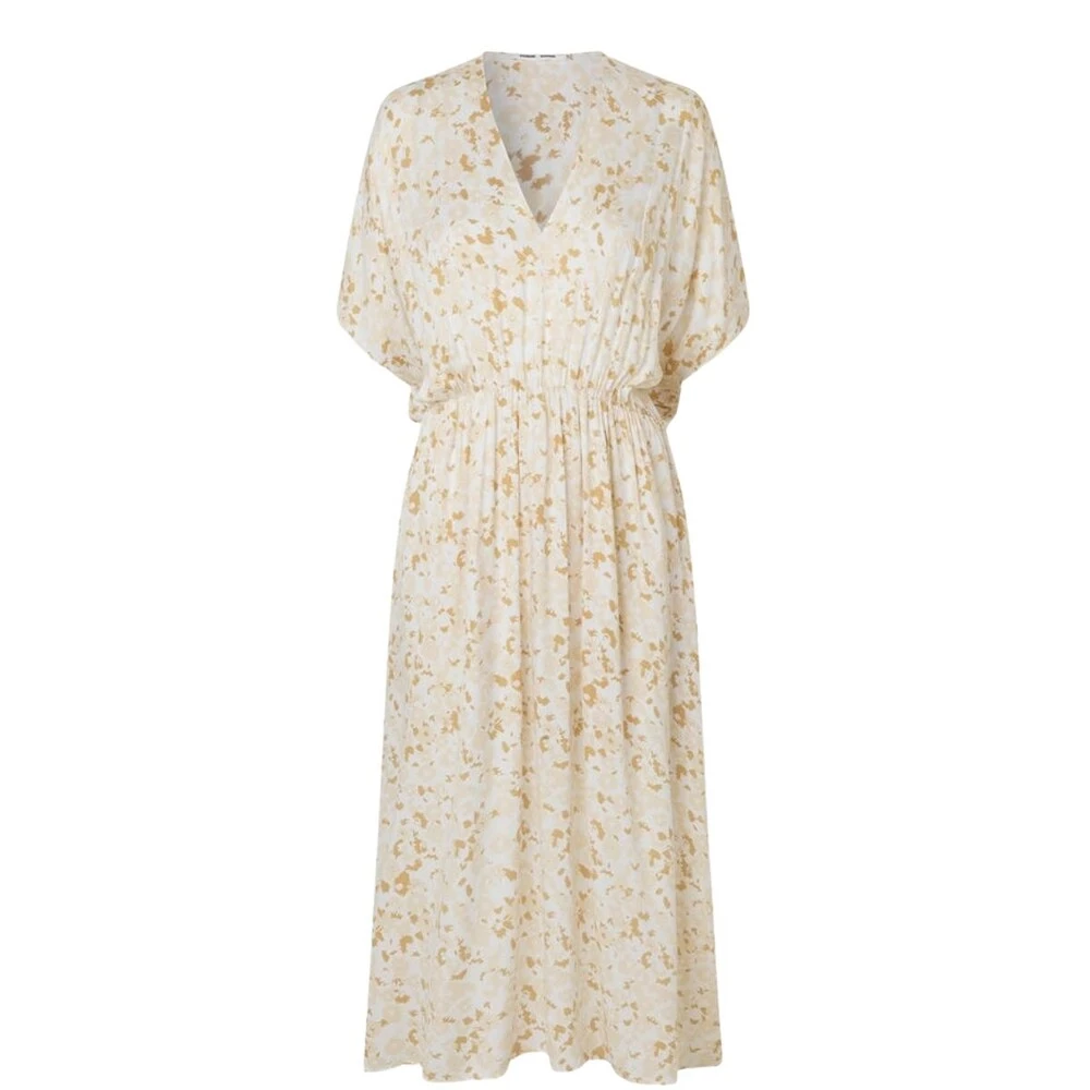 Samsøe Samsøe Andina Long Dress Beige 1 Samsøe Samsøe Andina Long Dress Beige