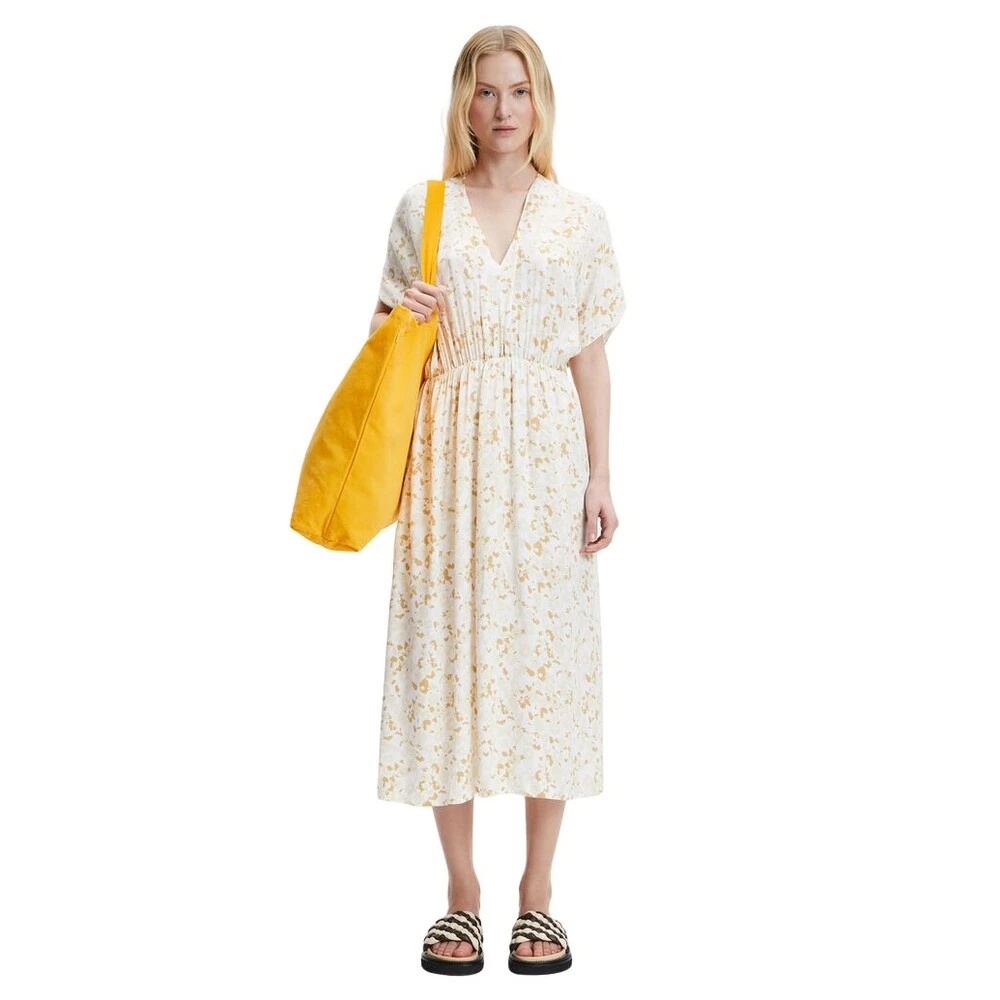 Samsøe Samsøe Andina Long Dress Beige 3 Samsøe Samsøe Andina Long Dress Beige - Bilde 3