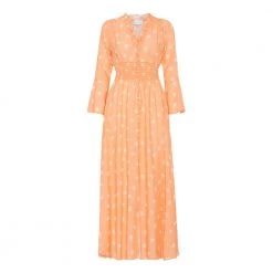 American Dreams Long Dress Orange