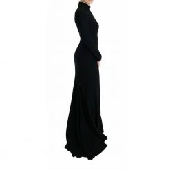 Dolce & Gabbana Stretch Long Gown Sheath Dress Black 9 Dolce & Gabbana Stretch Long Gown Sheath Dress Black -Tilbud miinto Butikk unnamed file 1953