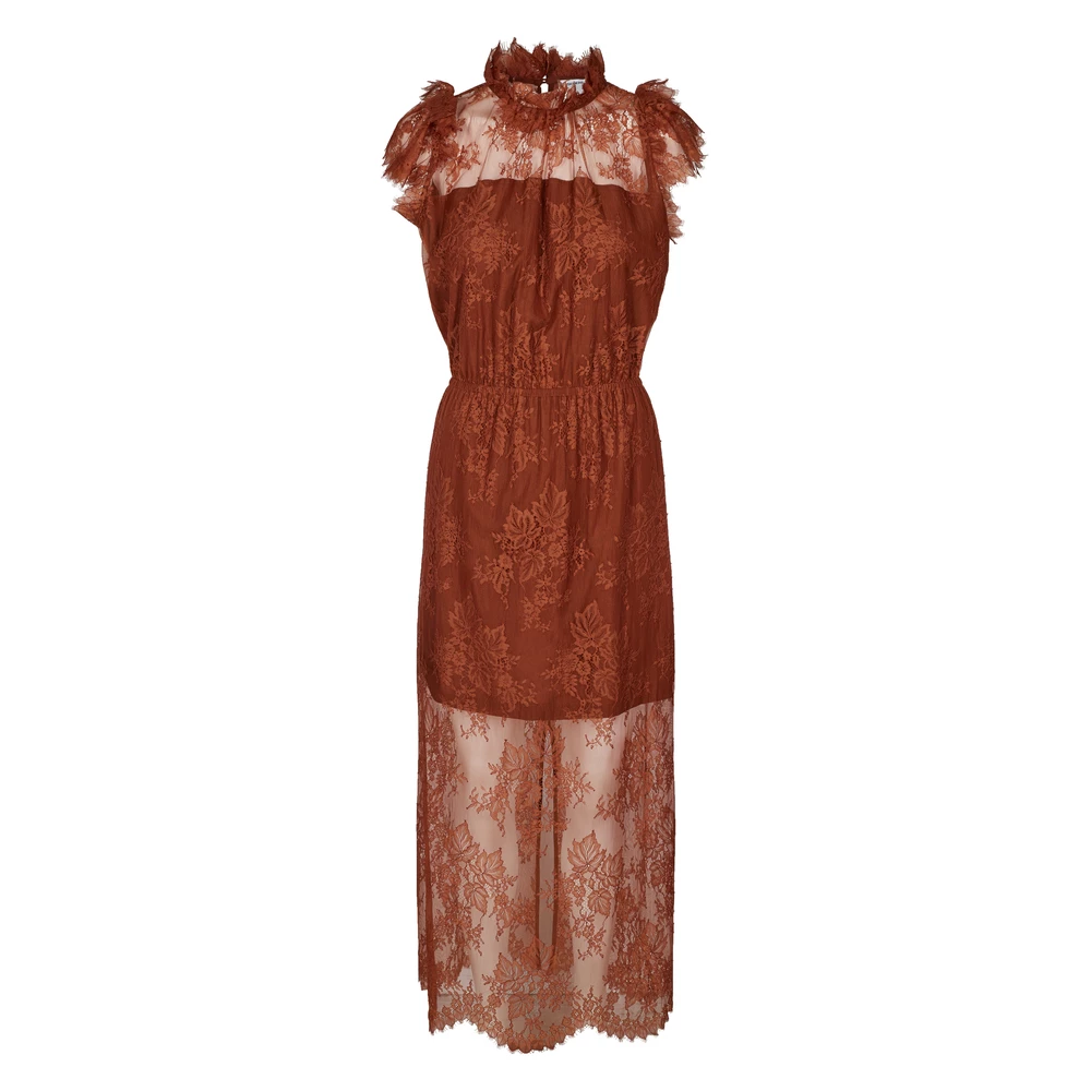 Designers Remix Melissa Long Kjole Orange 1 Designers Remix Melissa Long Kjole Orange