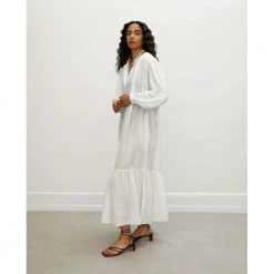 Róhe Lynn Dress White -Tilbud miinto Butikk unnamed file 2002