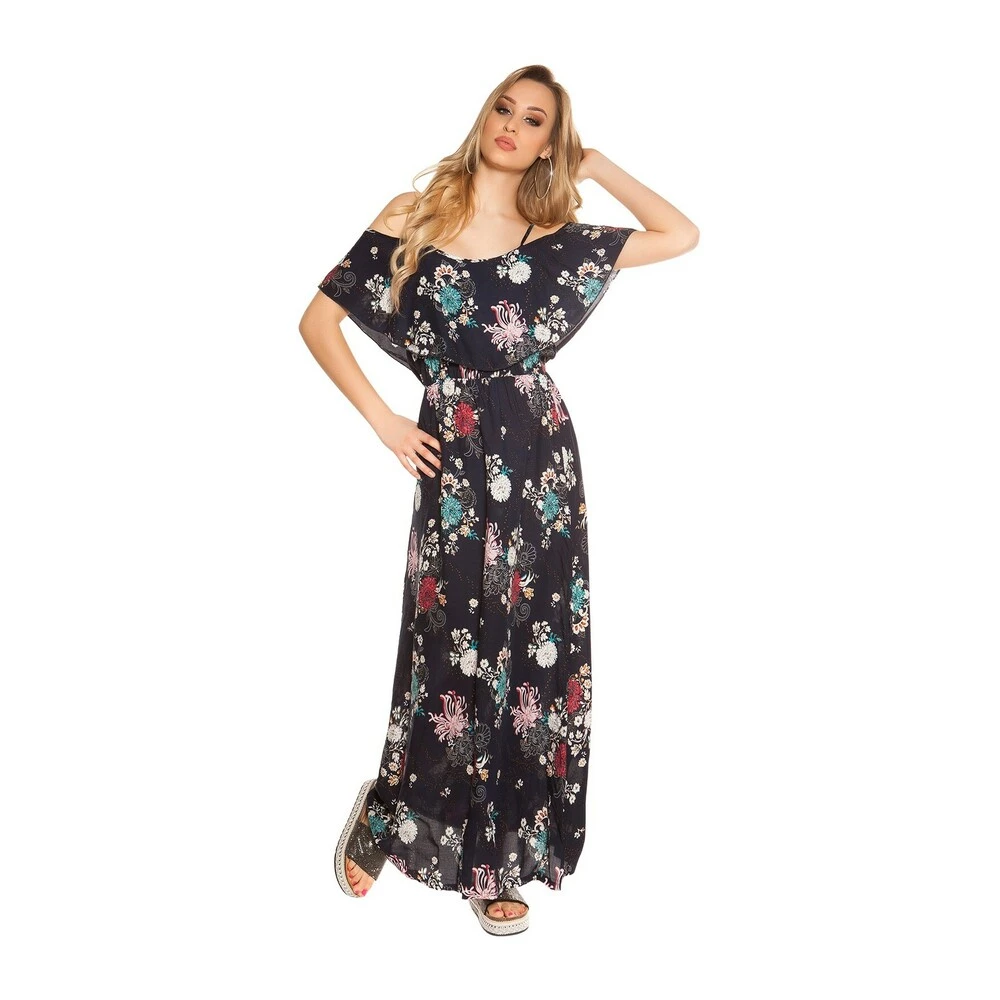 SII Maxi Dress Blue 2 SII Maxi Dress Blue - Bilde 2