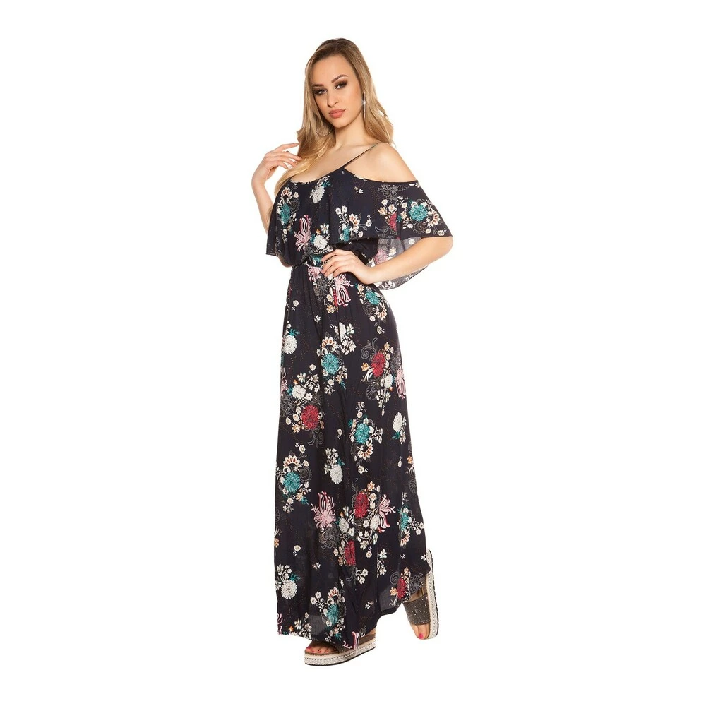 SII Maxi Dress Blue 3 SII Maxi Dress Blue - Bilde 3